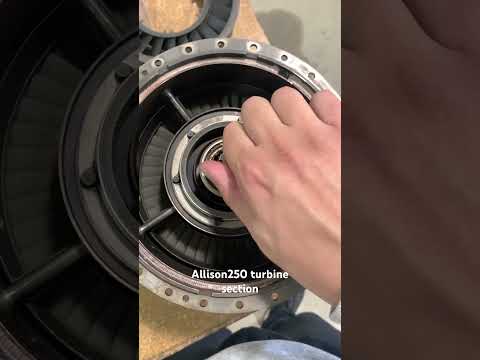 Allison 250 turbine section