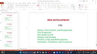 20 CSS Syllabus