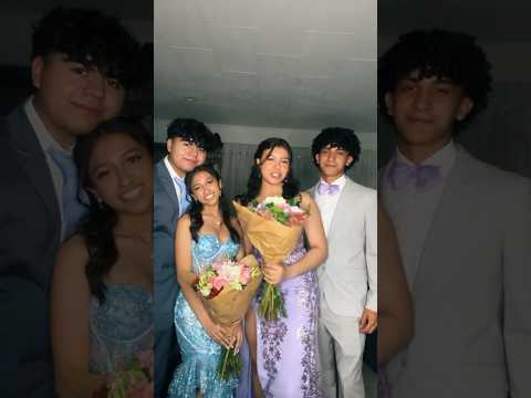 THE CUTEST COUPLES PROM TRANSITION EVER 💐👗🩵 #prom #dress #promdress #couple #transition
