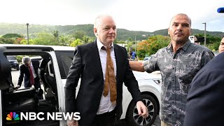Wikileaks founder Julian Assange arrives in Northern Mariana Islands