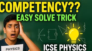ICSE Physics COMPETENCY Questions 2026 🔥 SECRET Pattern & Solving Trick!