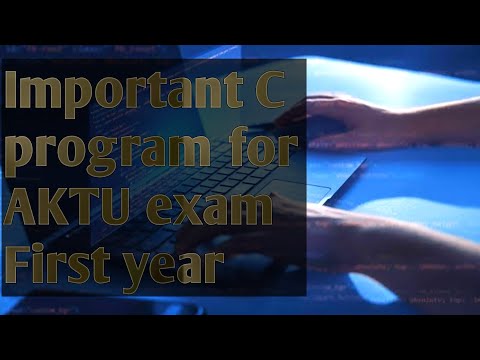 Important question of C programming | AKTU | PPS | for Btech 1st year