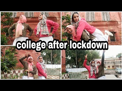 College 1st day after lockdown