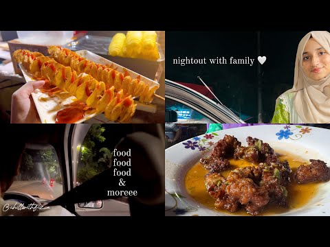 a nightout with the people i love 🌷aesthetic vlog , days in my life, street foods, what i eat  🌙
