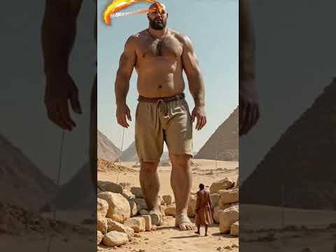 "Giants and the Construction of the Pyramids: Myth or Reality? 🏗️🇪🇬"