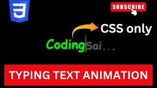CSS Only Typing Effect #shortvideos #viral #codinghacks #programming #coder  - No talking