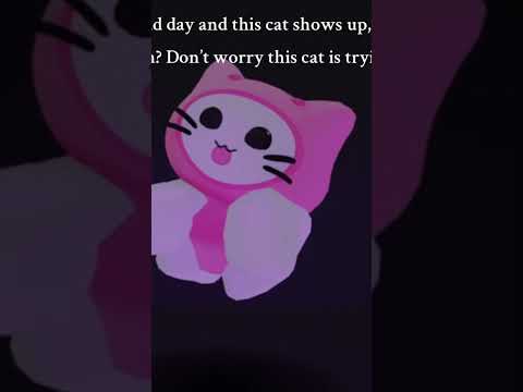 #pov this cat shows up dancing and your having a bad day, does it help or is it cringey? #robloxcat