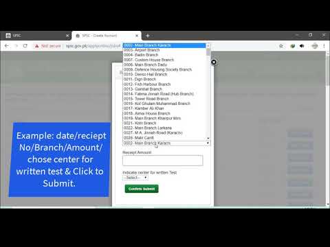 How to Submit Challan Online SPSC  | SPSC Challan