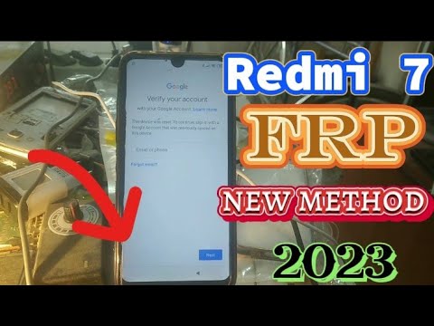 Redmi 7 frp bypass 2023 new method 100%  #frp #frpbypass  #redmi7 #new #charging #repair #lcd #reel