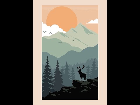 Python Turtle Graphics - 21 ||  Nature || Art by Code #shorts