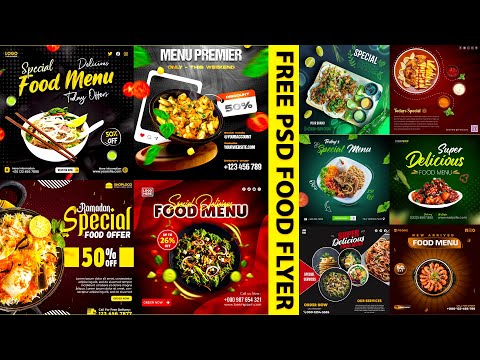 free psd restaurant menu design | free psd food flyer template #food #resturant #menu #freepsd