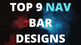 Top 9 NavBar Designs with Source Code | Menu Design | Navbar Inspiration | VanillaJS | VueJS