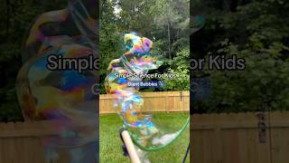 Simple Science - Giant Bubbles 🫧 #bubbles #scienceexperiments #kiwico