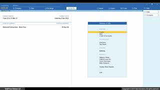 How to Retain Voucher Number Sequence While Importing Vouchers to a Company in TallyPrime 3.0