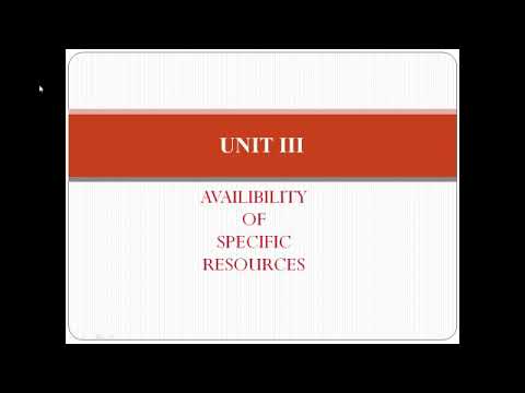 Availability of human resources in terms of Management of energy
