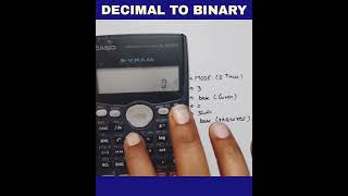 decimal to binary in calculator