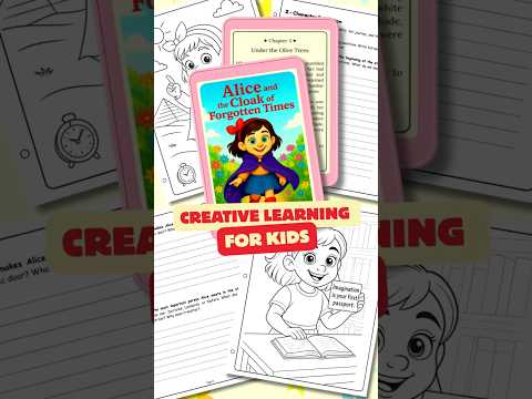 Alice and the Cloak of Forgotten Times – Ebook & Worksheets for Kids (Ages 9–12)