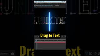 Animated Text Effect in After Effects with Simple Step (2023) #shorts #short