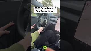 Tesla Model 3 2025 - One Week Review! #tesla #teslamodel3