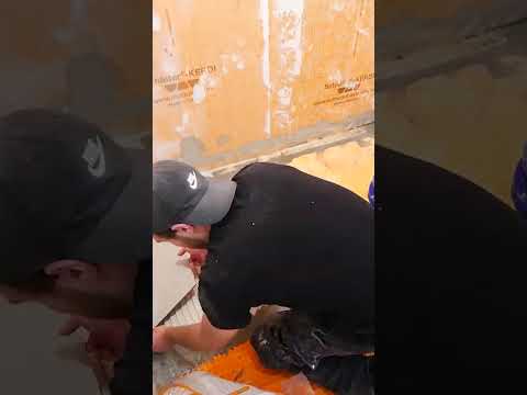 How to Install Large Format Tile on a Shower Floor