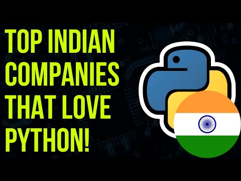 Which Indian Companies use Python?