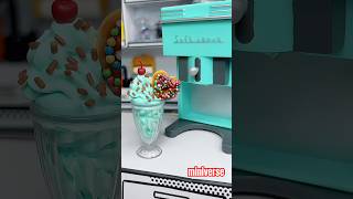 Let’s make mini Mint ICE CREAM! ❤️ @officialminiverse #miniverse #miniature #shorts