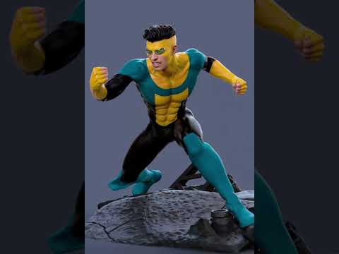 Ommi Man and Invincible #commissionsopen #3dprinting #3dmodeling #3dillustration