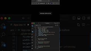 Today, we’ll create a glowing hover button using just CSS #coding #css