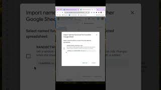 Import a Named Function into Google Sheets