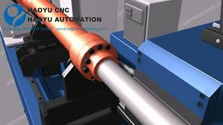 Hydraulic cylinder automatic assembly machine
