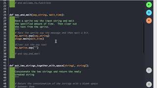 Python Functions in Codesters