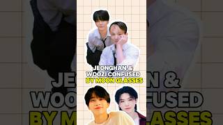 Jeonghan & Woozi Confused by Moon Glasses #kpopnews #kpop #kdrama #seventeen #jeonghan #woozi