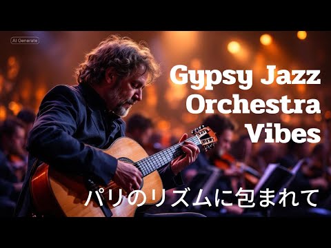 Gypsy Jazz Orchestra Vibes 🎻🎷 ジプシージャズ・オーケストラ・バイブス | Elegant Jazz Orchestra Mood
