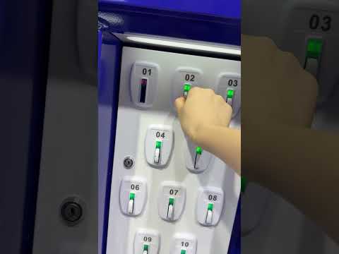 RFID key cabinet with 10 keys capacity #rfid #iotsolutions #securitysolutions