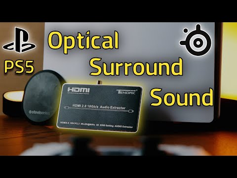 FIX THE PS5 AUDIO! How To Get Surround Sound Using ANY Optical Headset! (Arctis Pro Wireless)
