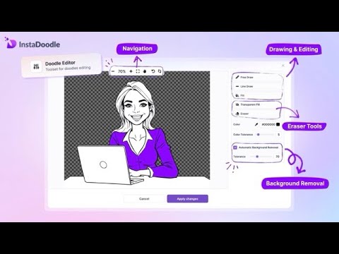 🎨 Introducing InstaDoodle's Image Editor  – Edit like a Pro! 🚀