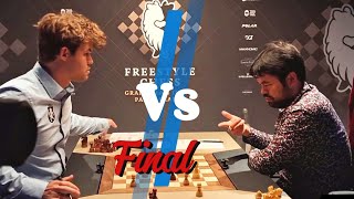 FINAL!!! Magnus Vs Hikaru in Grand Slam Freestyle chess 2025