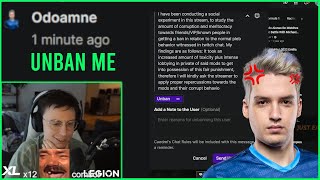 Caedrel Reads Odoamne's UNBAN Request