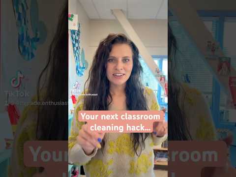 🧼 The Dirtiest Wipe Wins! A Fun Classroom Cleaning Hack 😂 #Shorts #TeacherHacks #ClassroomCleaning