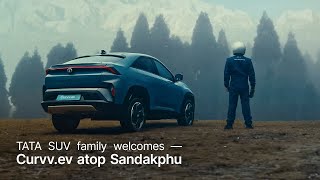 The Silent Summit to Sandakphu ft. TATA Curvv.ev​