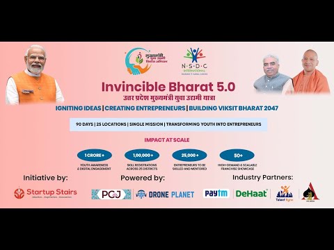 Empowering Youth Entrepreneurs | Invincible Bharat 5.0 | Yuva Udyami Yatra UP