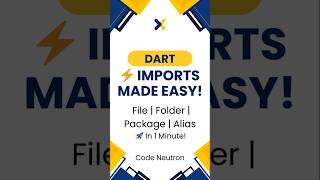 Master Dart Imports 💡 | File, Folder, Libraries & Alias Simplified! #code #programming #javascript