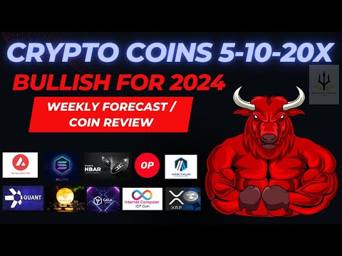 5 Crypto Coins that can 5-20x in the 2024/2025 cryptocurrency bull run.