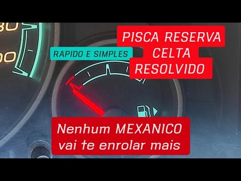 Reserva tanque combustível Celta Prisma Corsa RESOLVIDO