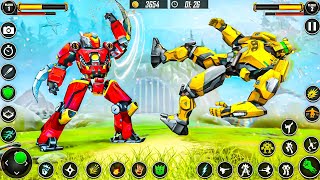 Mage Bee Robot Transformation Jet Car Robot Bee Game Super Fight in the Big City - Android Gameplay