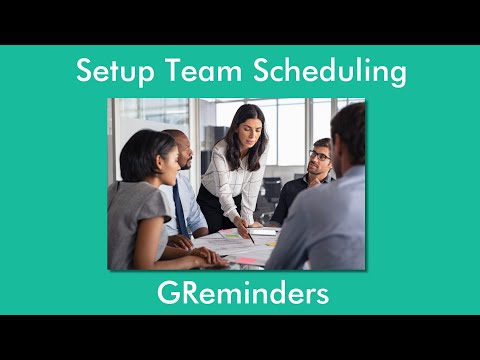How to Set up Team Scheduling