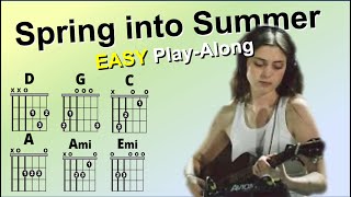 Spring into Summer (Lizzy McAlpine) EASY GuitarChord and Lyric Play-Along