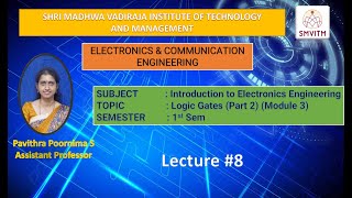 Introduction to Electronics Engineering - Logic Gates (Part 2) (Module 3) #basicelectronics