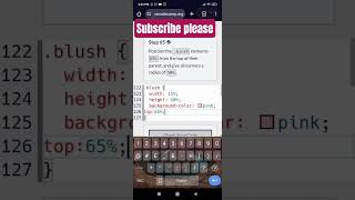 CSS Transformation by building a Penguin step 65 #ytshorts#youtubeshorts#freecodecamp #htmlcss#reels