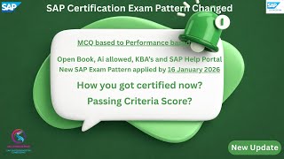 List of SAP Certifications with New Exam Pattern (Official SAP Update)